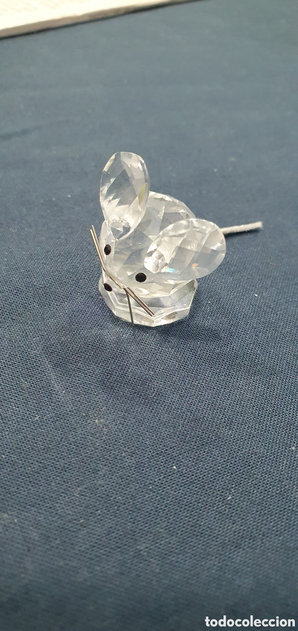 Antiguidades: SALIDA 0.01&euro;. Rat&oacute;n en cristal de Swarovski. (L133)