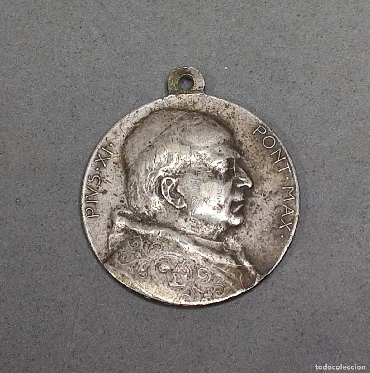Antiques: Antigua medalla del Pont&iacute;fice - Santo Padre P&iacute;o XI y la celebraci&oacute;n del A&ntilde;o Jubilar 1925 en Roma
