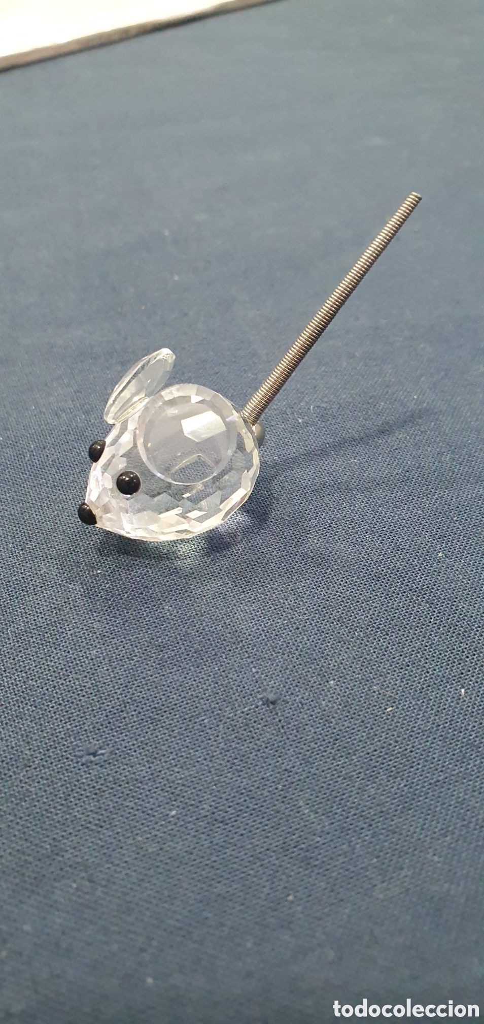 Antiguidades: SALIDA 0.01&euro;. Rat&oacute;n en cristal de Swarovski. (L133)