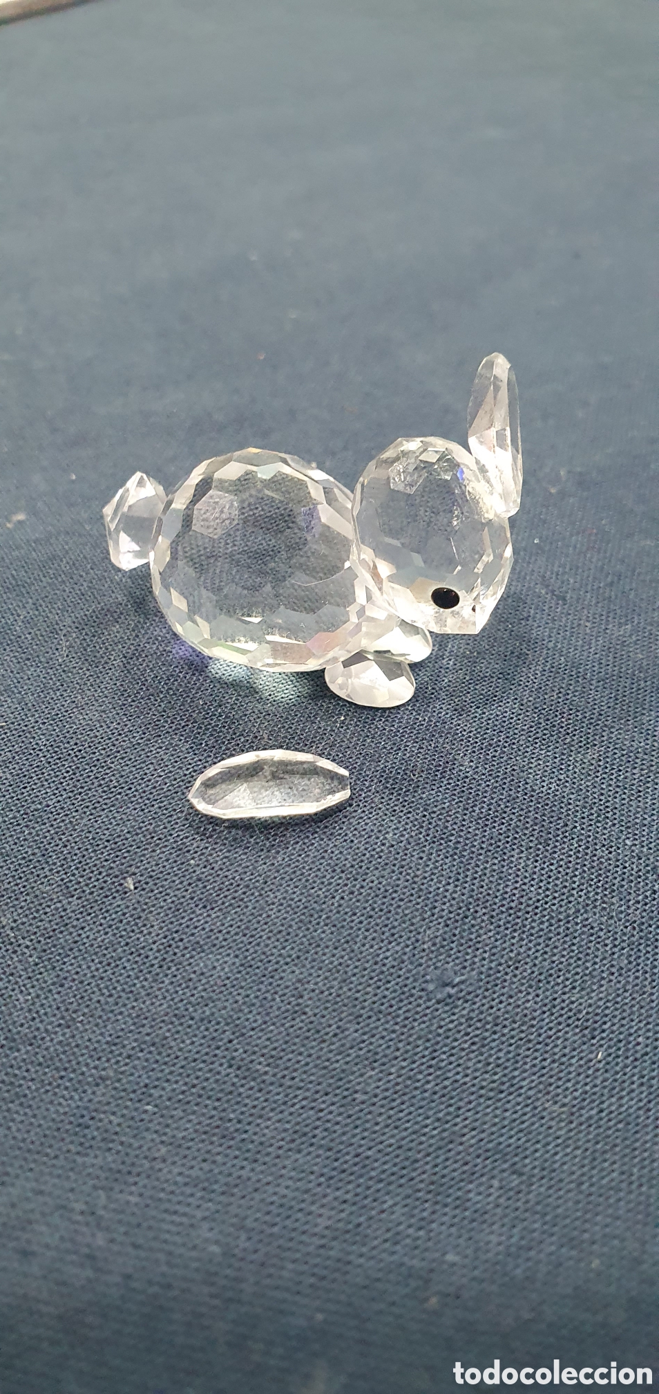 Antiques: SALIDA 0.01&euro;. Conejo en cristal de Swarovski. (L133)