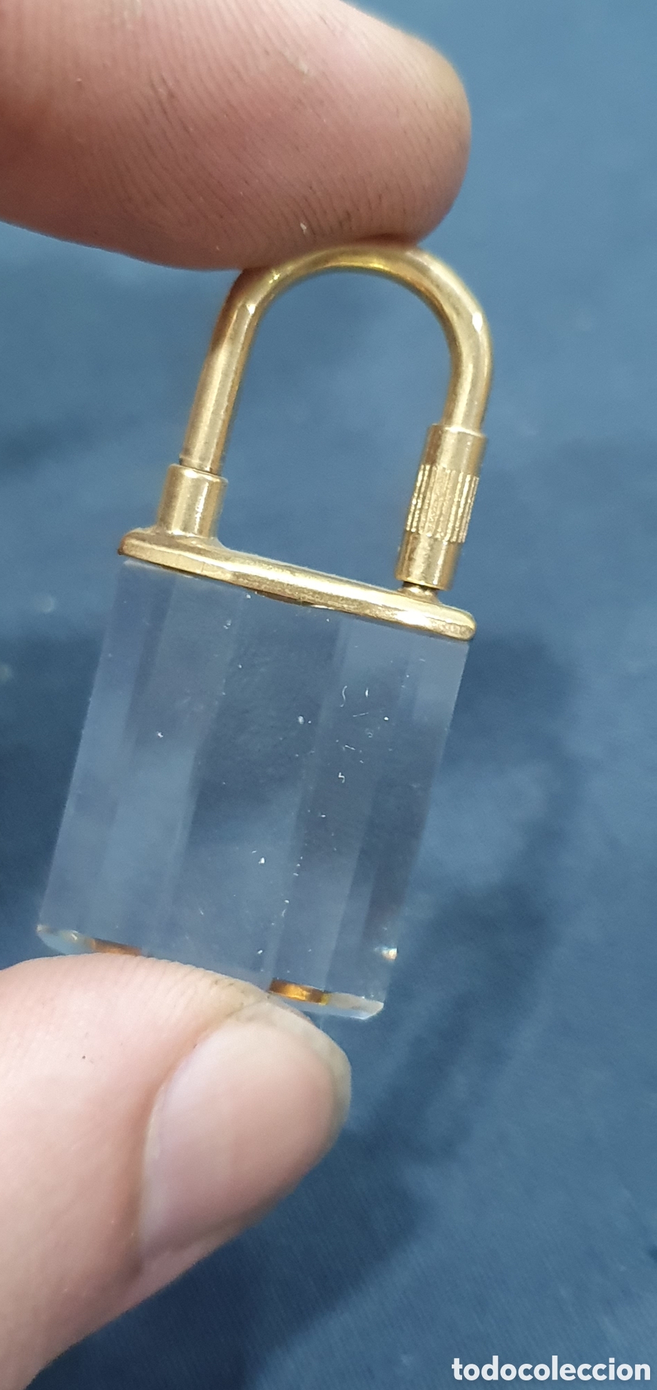 Antiques: SALIDA 0.01&euro;. Candado de cristal de Swarovski. (L133)