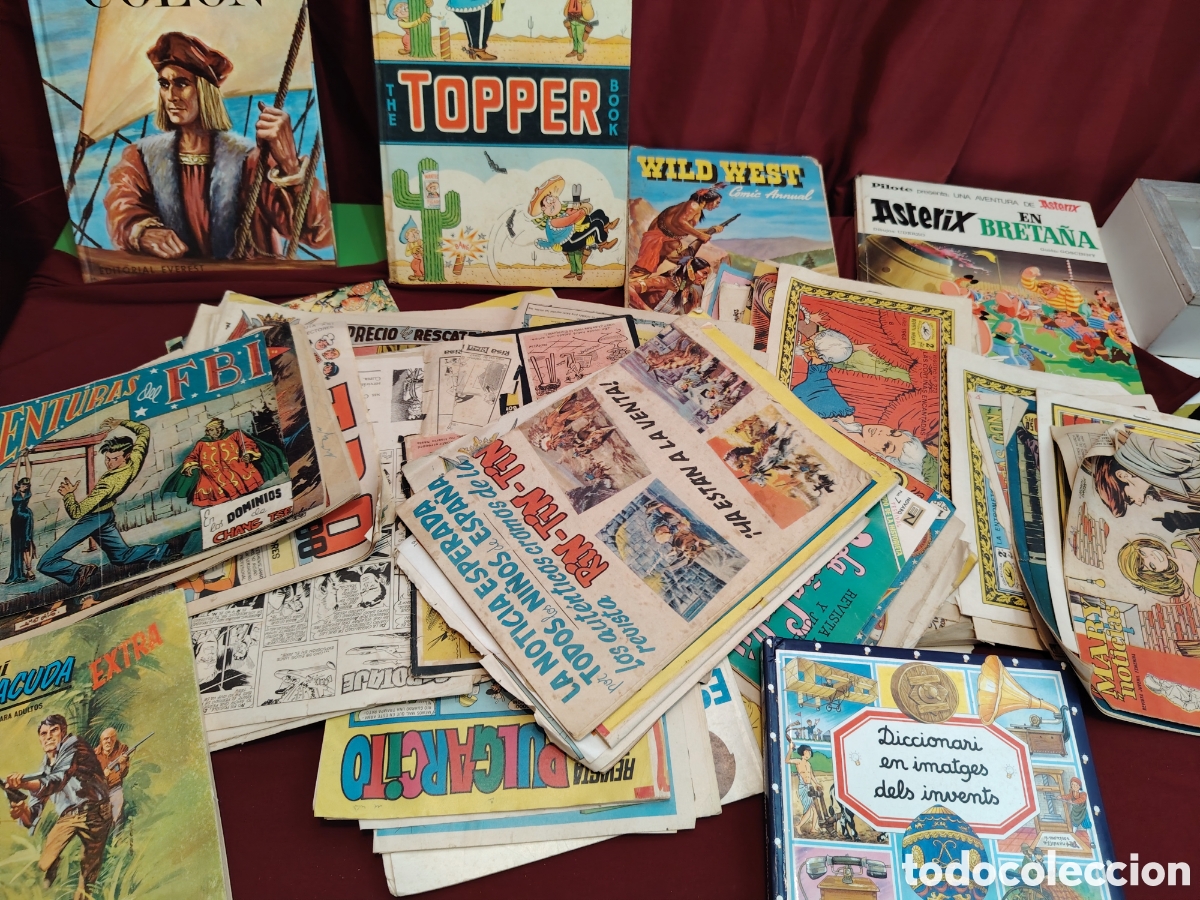 Antig&uuml;edades: Lote de c&oacute;mics antiguos