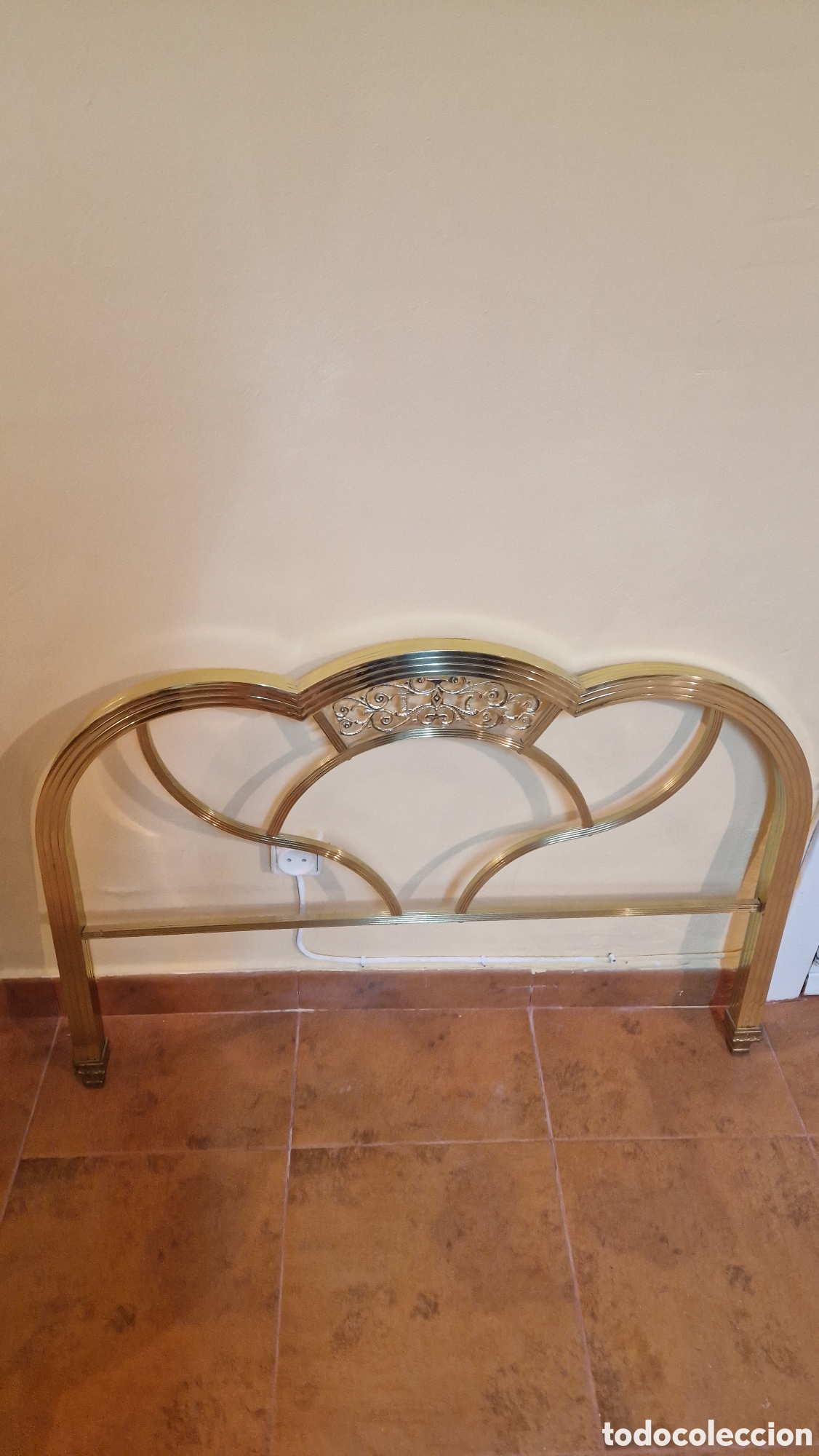Antig&uuml;edades: cabecero de cama antiguo de metal - Foto 1