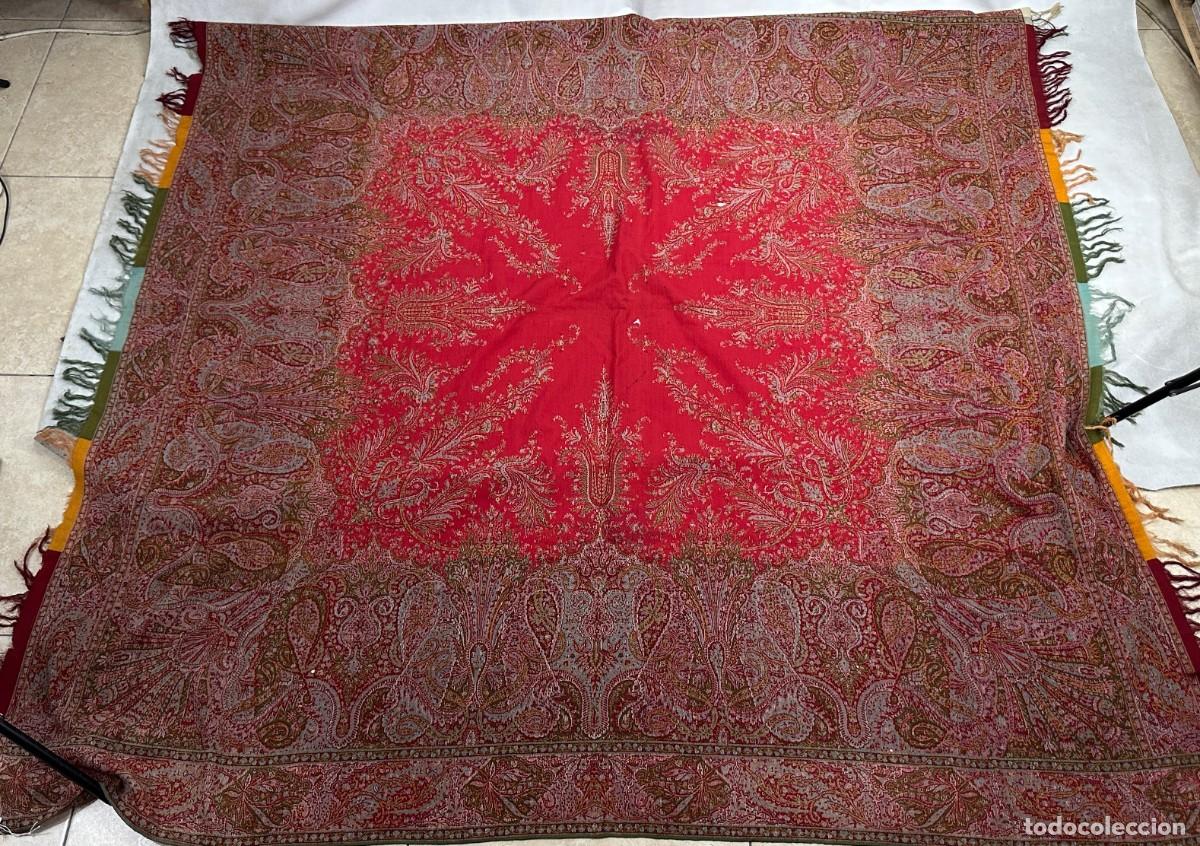 Antig&uuml;edades: Antiguo mant&oacute;n alfombrado - Foto 8
