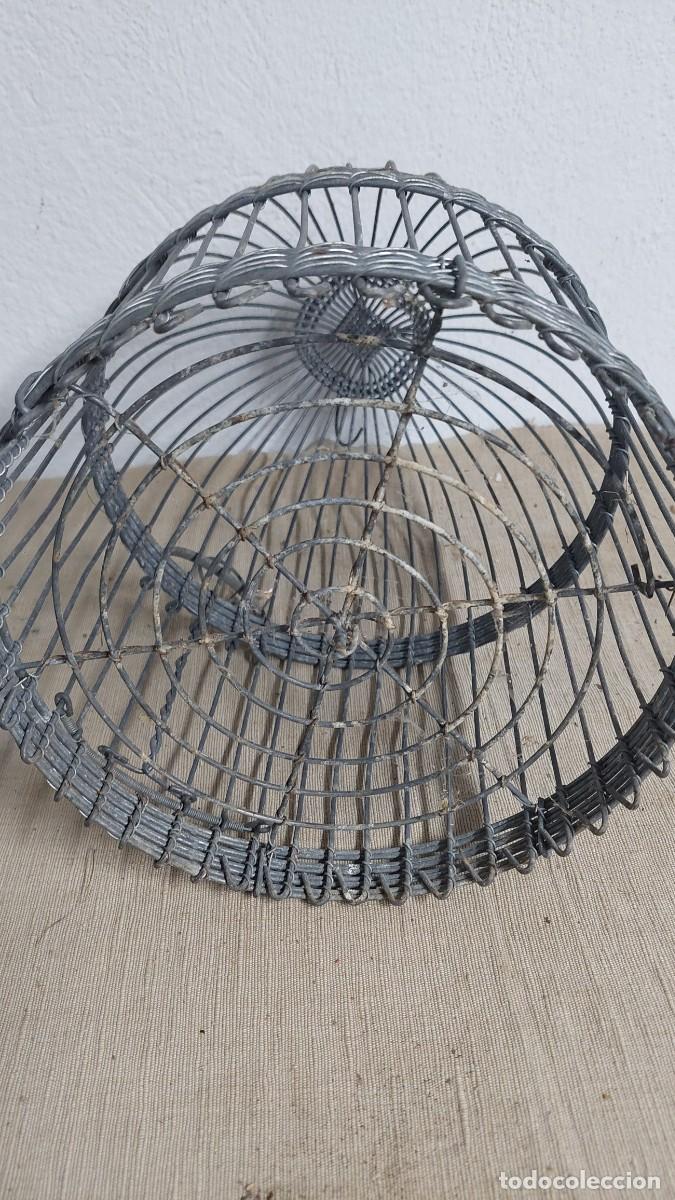Antig&uuml;edades: Antigua y magn&iacute;fica jaula de Perdiz - Foto 4
