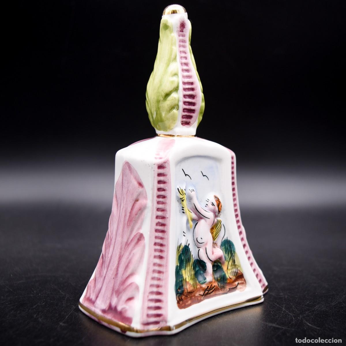 Antig&uuml;edades: Campana de porcelana Capodimonte - Foto 6