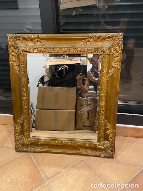 Antig&uuml;edades: ESPEJO ANTIGUO DORADO. 85 x 74 cms. - Foto 2