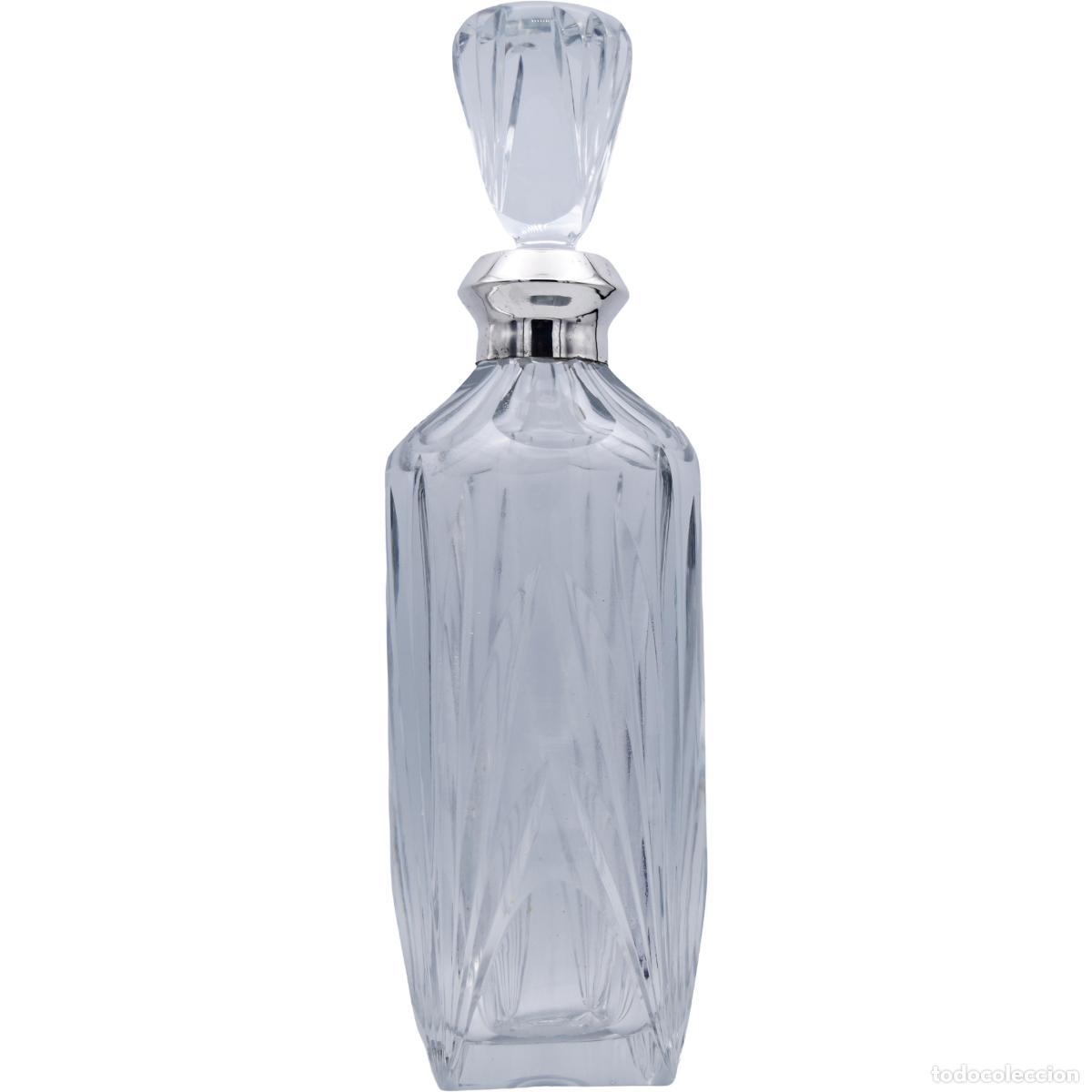 Antig&uuml;edades: Botella licorera con cuello de plata - Foto 2