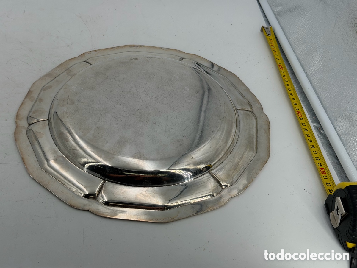 Antig&uuml;edades: Gran Bandeja Plateada - Foto 6