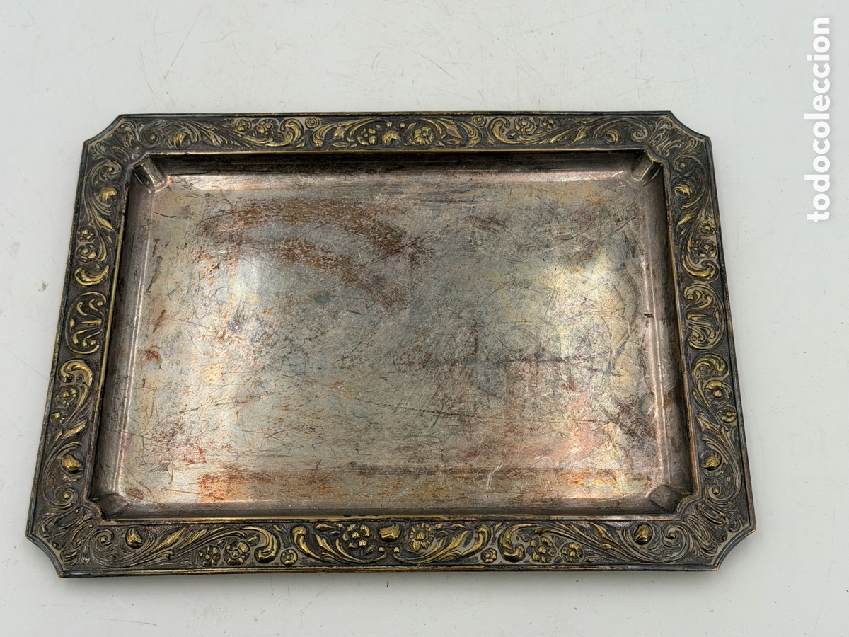 Antig&uuml;edades: Gran Bandeja Plateada - Foto 2