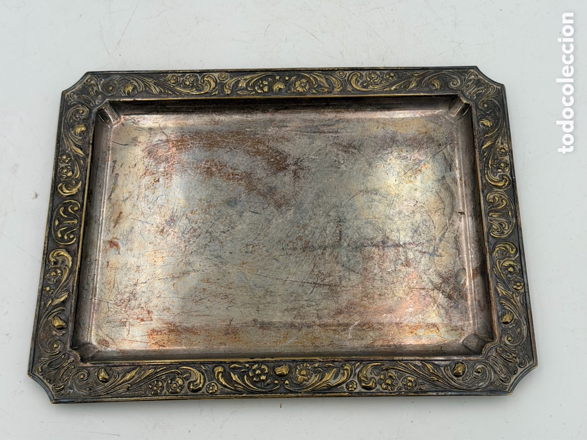 Antig&uuml;edades: Gran Bandeja Plateada - Foto 3