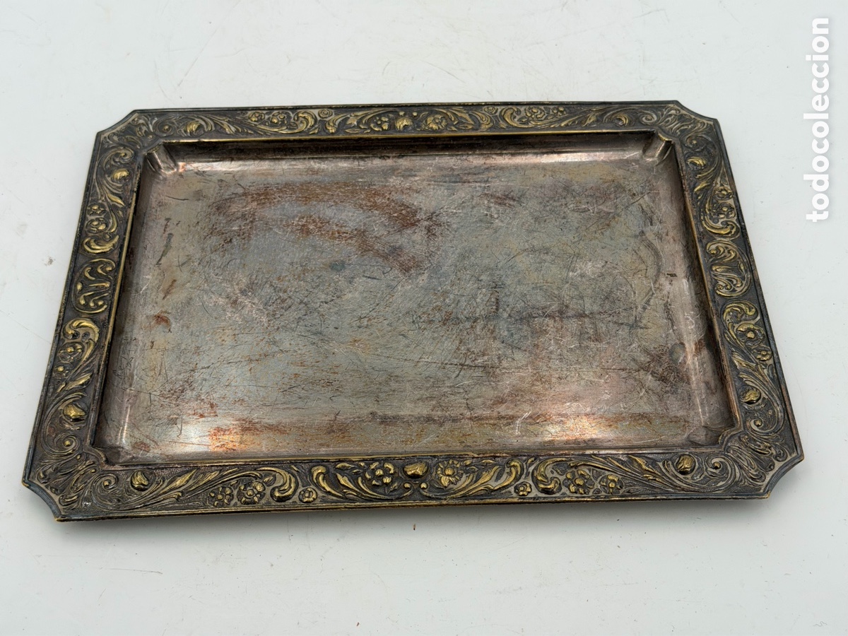 Antig&uuml;edades: Gran Bandeja Plateada - Foto 4