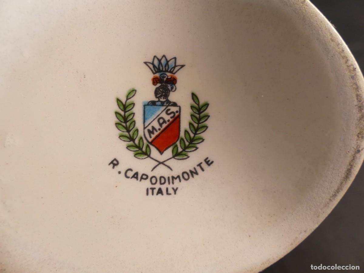 Antig&uuml;edades: CENTRO DE MESA DE PORCELANA DE CAPODIMONTE - Foto 10