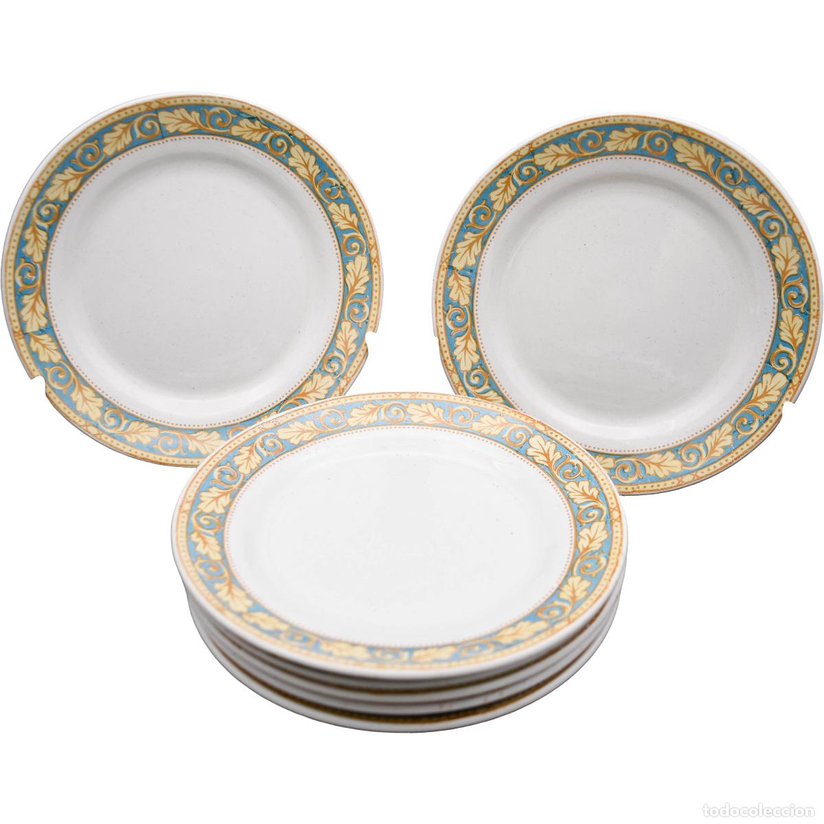 Antiques: Platillos porcelana China Opaca (7)