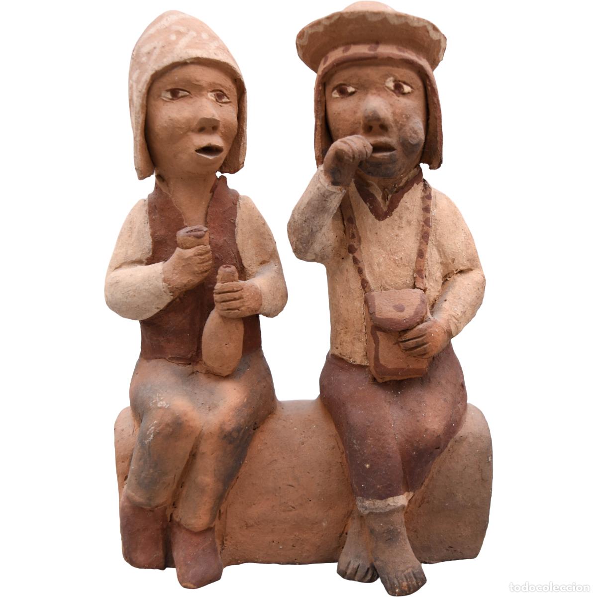 Oggetti Antichi: Figura de barro para soplar