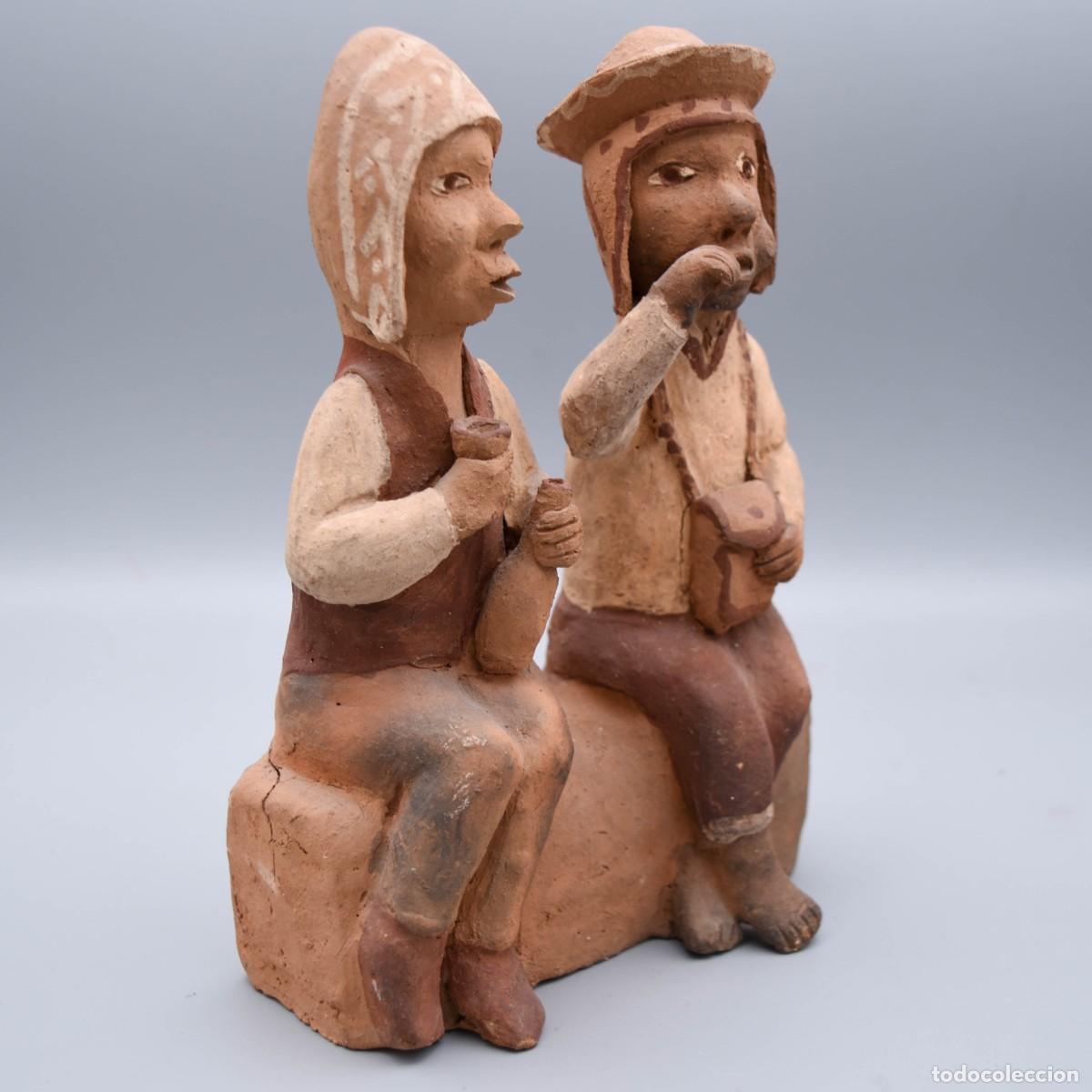 Antig&uuml;edades: Figura de barro para soplar - Foto 4