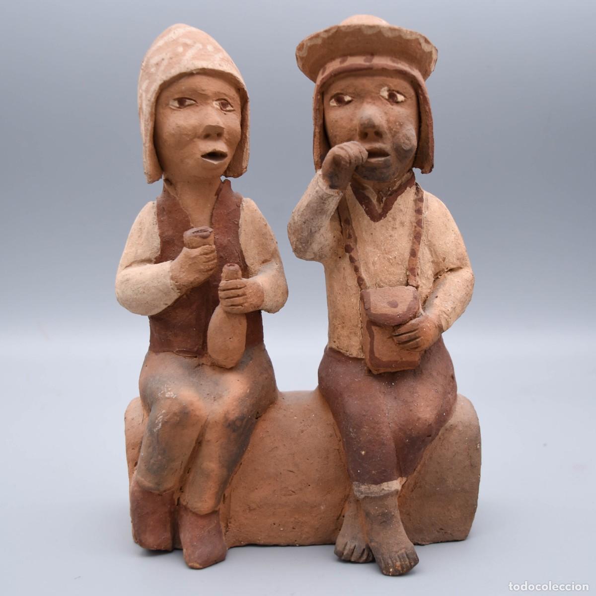 Antig&uuml;edades: Figura de barro para soplar - Foto 5