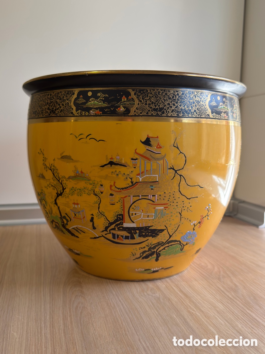 Antig&uuml;edades: Macetero Carlton Ware 1920
