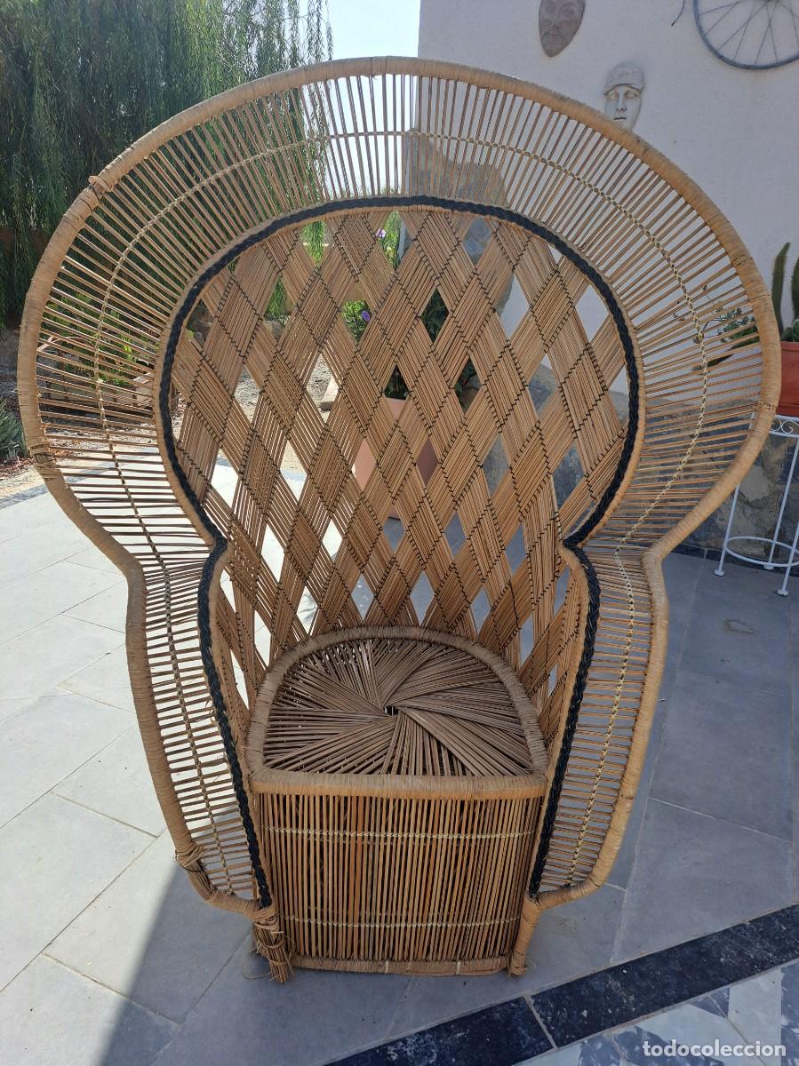 Antig&uuml;edades: Sill&oacute;n Emmanuel hecho a mano. - Foto 1