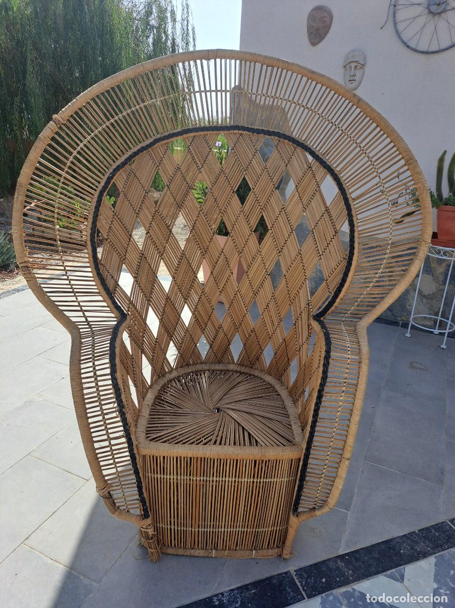 Antig&uuml;edades: Sill&oacute;n Emmanuel hecho a mano. - Foto 2