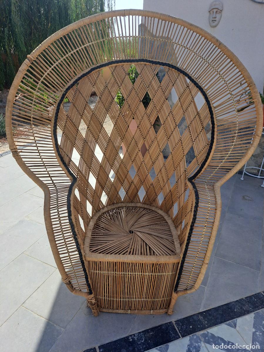 Antig&uuml;edades: Sill&oacute;n Emmanuel hecho a mano. - Foto 3