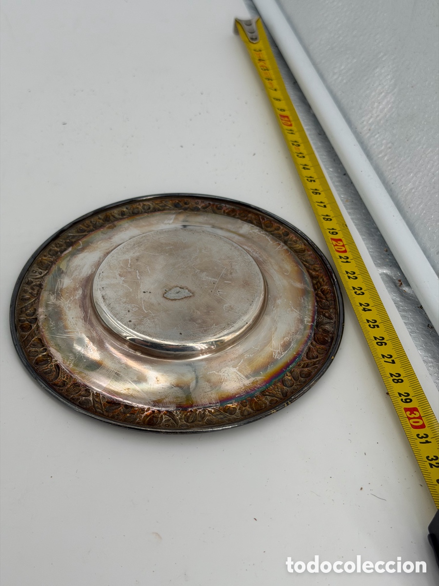 Antig&uuml;edades: Antiguo Plato Plateado - Foto 6