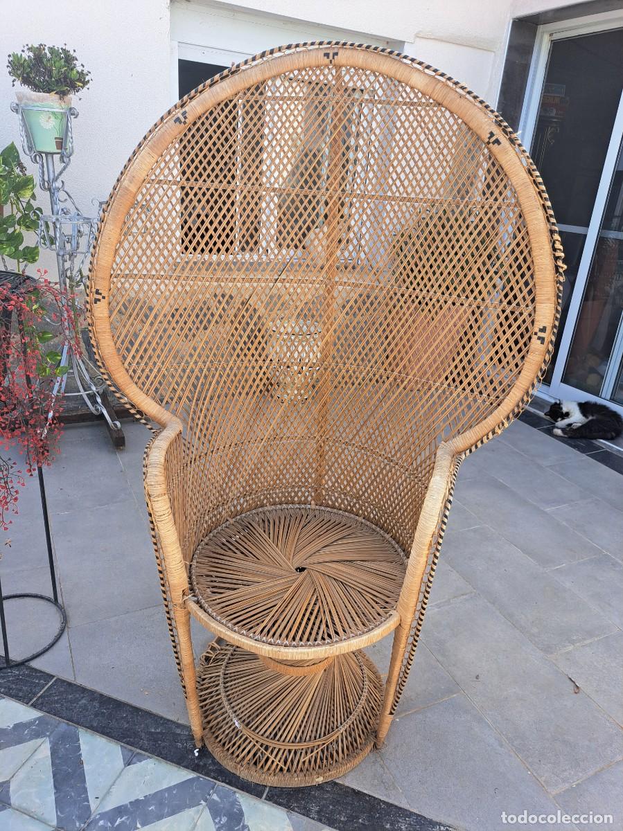 Antig&uuml;edades: Sill&oacute;n Emmanuel hecho a mano. - Foto 1