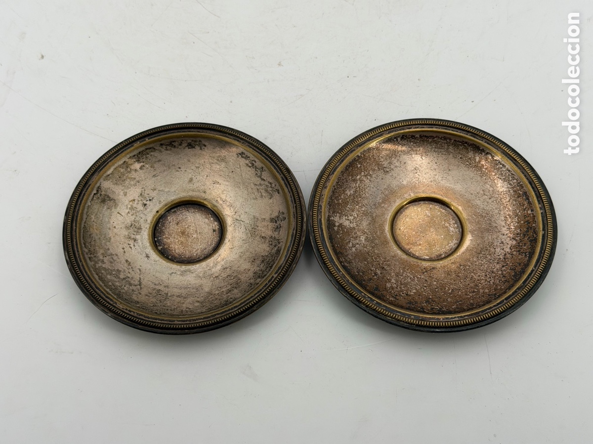 Antig&uuml;edades: Dos platos Plateados - Foto 3
