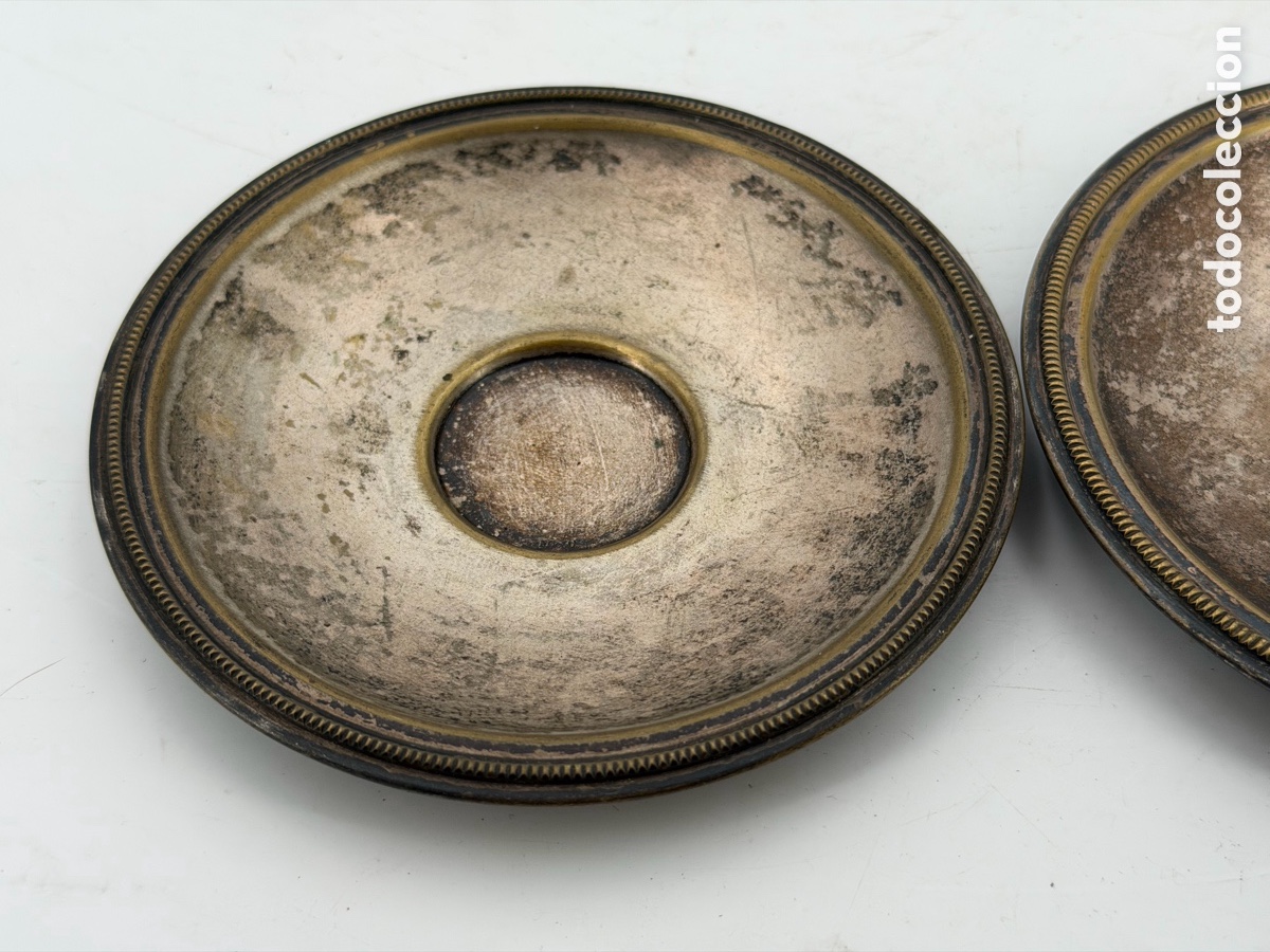 Antig&uuml;edades: Dos platos Plateados - Foto 5
