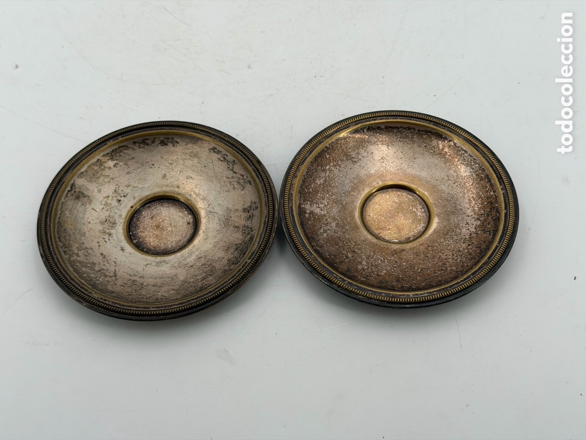 Antig&uuml;edades: Dos platos Plateados - Foto 6