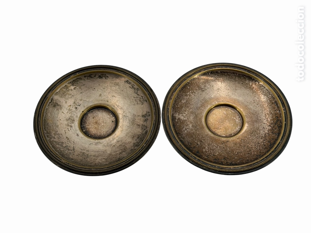 Antig&uuml;edades: Dos platos Plateados - Foto 1