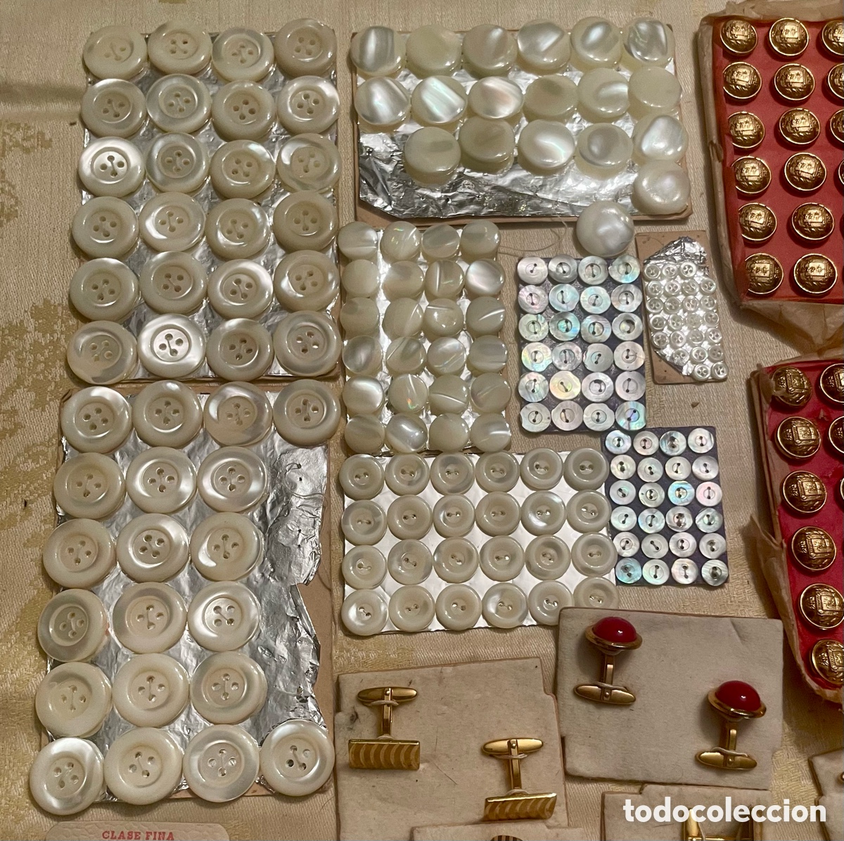 Antig&uuml;edades: Botones de N&aacute;car y Gemelos Antiguos - Foto 2