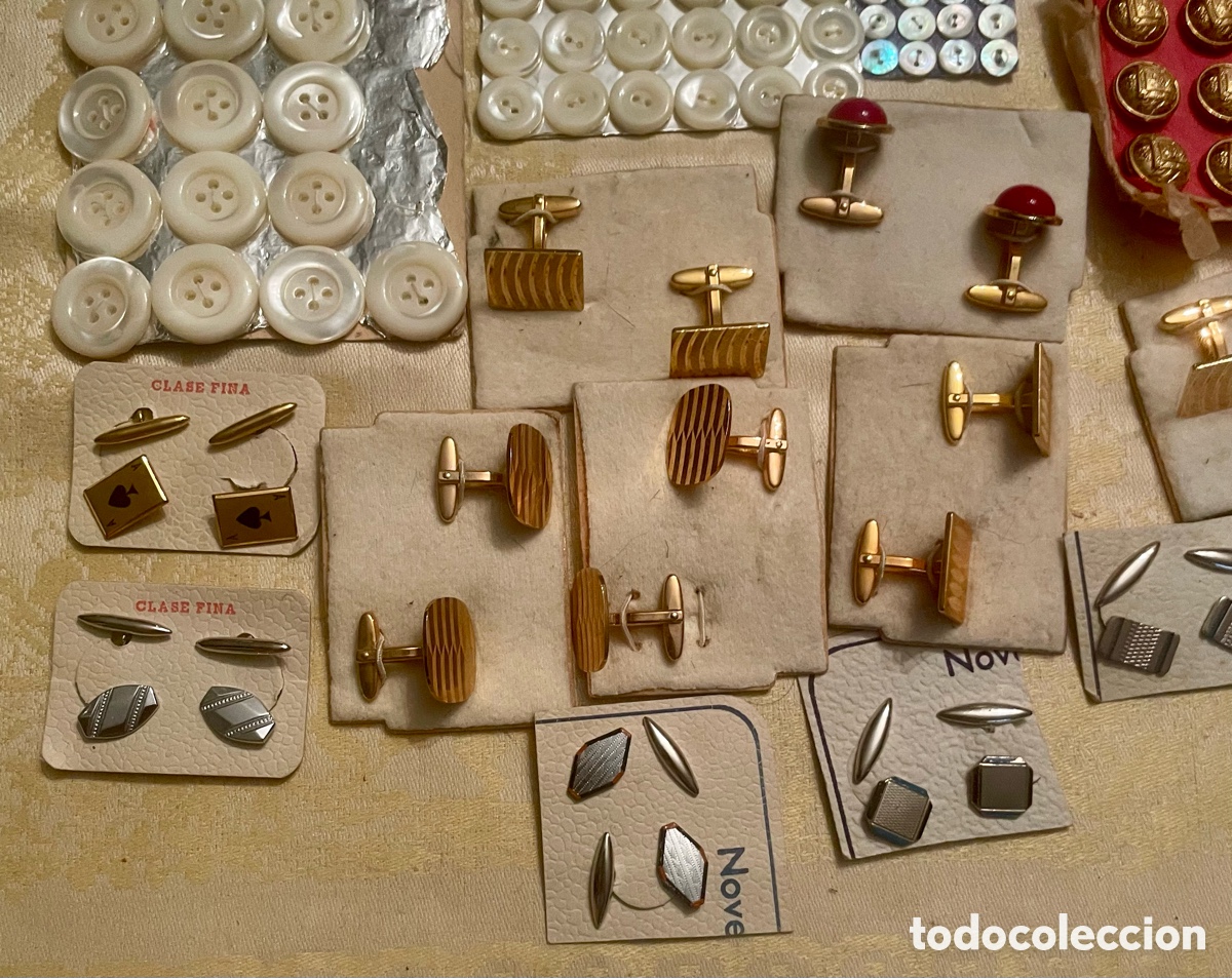 Antig&uuml;edades: Botones de N&aacute;car y Gemelos Antiguos - Foto 3