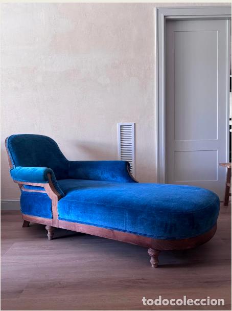 Antig&uuml;edades: CHAISELONGE M&Eacute;RIDIENNE ESTILO ART D&Eacute;CO FRANC&Eacute;S