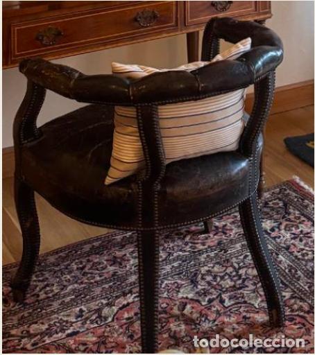 Antig&uuml;edades: SILL&Oacute;N ESCRITORIO VICTORIANO 1.890