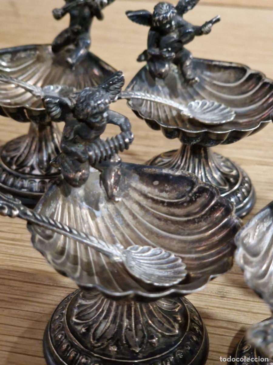 Antig&uuml;edades: Seis saleros de plata de Pedro Duran S. XX