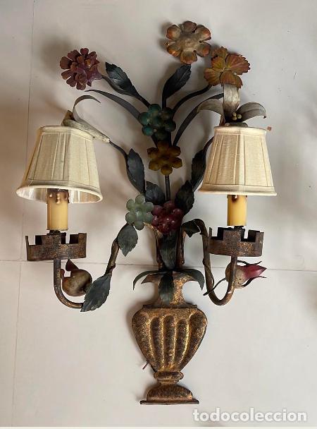 Antig&uuml;edades: APLIQUE AUSTRIACO MID-CENTURY - Foto 2