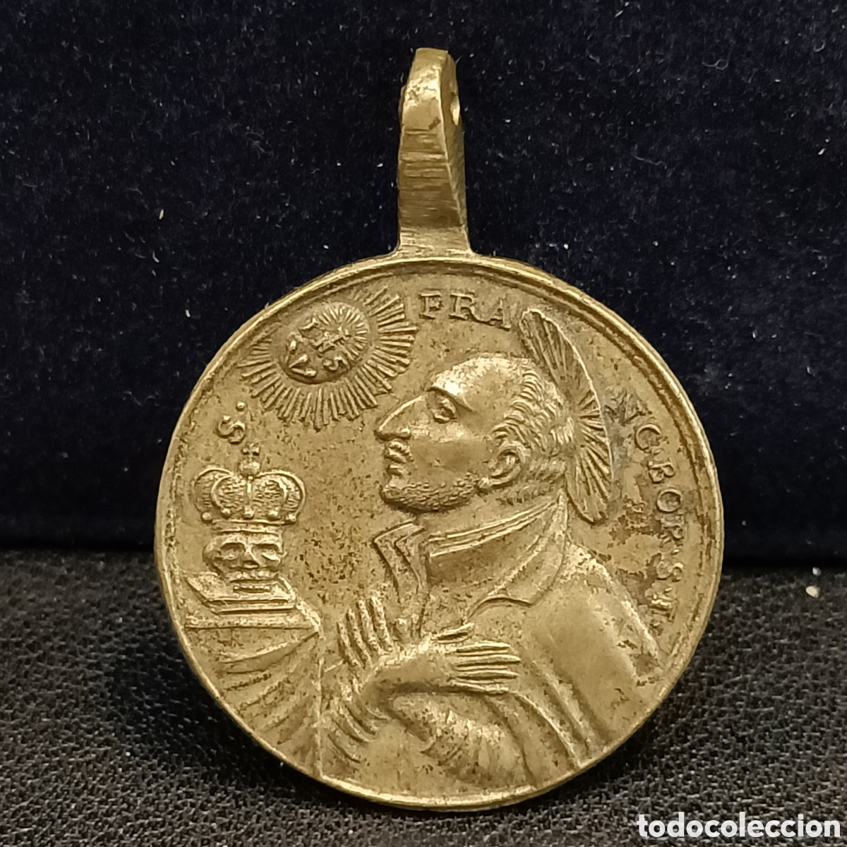 Antig&uuml;edades: Medalla de bronce de San Ignacio de Loyola. - Foto 3