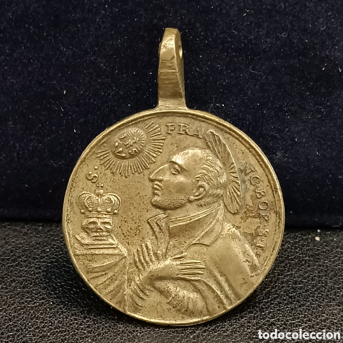 Antig&uuml;edades: Medalla de bronce de San Ignacio de Loyola. - Foto 4