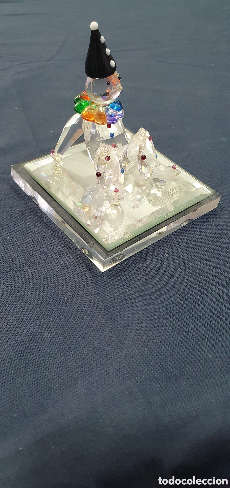 Antiques: SALIDA 0.01&euro;. Payaso en cristal tallado. (L133)
