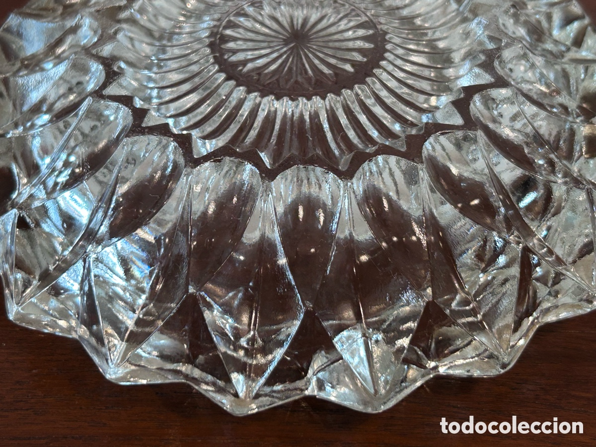 Antig&uuml;edades: CENICERO DE CRISTAL. PESA 800 Gr. - Foto 3