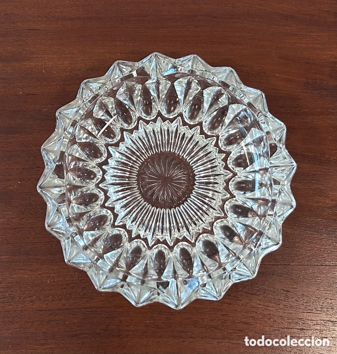 Antig&uuml;edades: CENICERO DE CRISTAL. PESA 800 Gr. - Foto 6