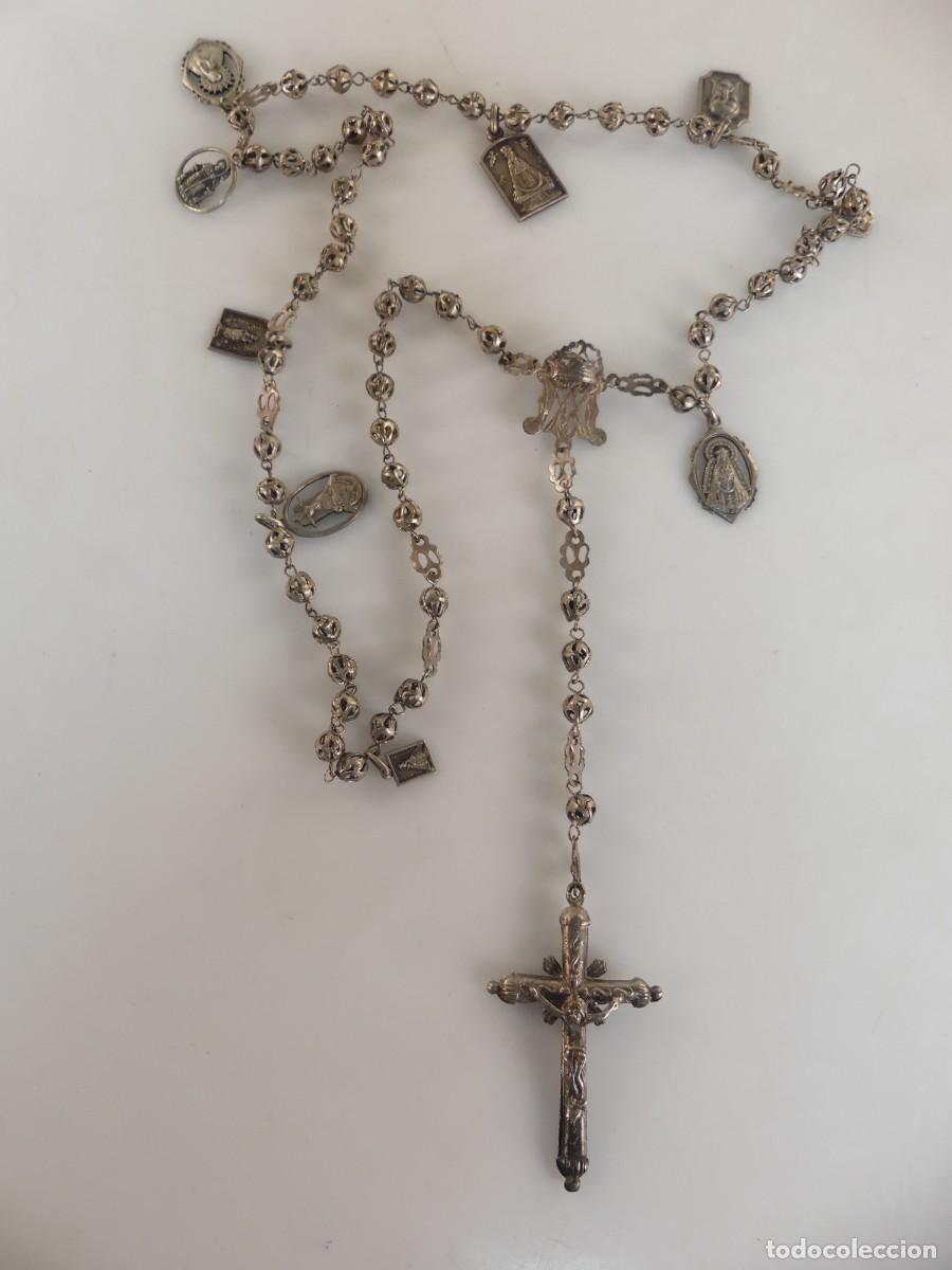 Antiquit&eacute;s: Maravilloso Rosario Precioso Objeto Religioso Excelente Detallado