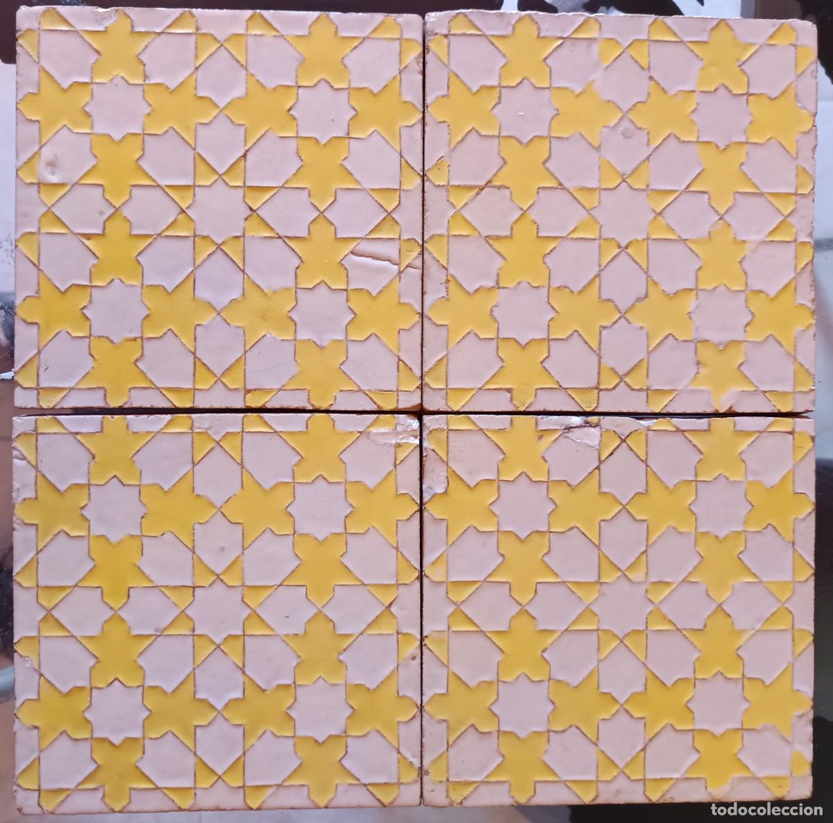 Oggetti Antichi: Triana. Azulejos de arista. Cuadr&iacute;cula. 1939