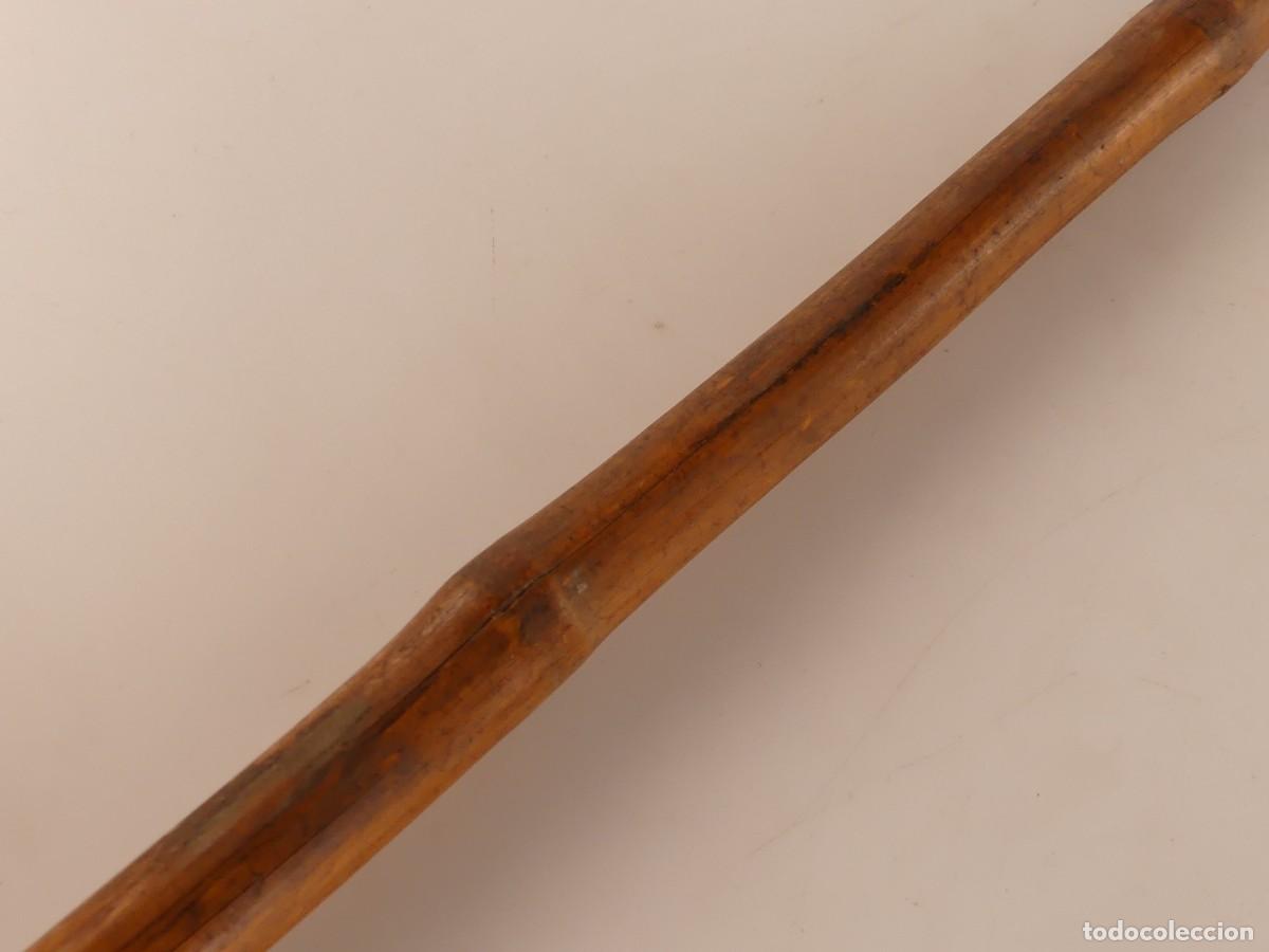 Antig&uuml;edades: BONITO BASTON DE MADERA MARCA OBJETO DE COLECCION - Foto 13