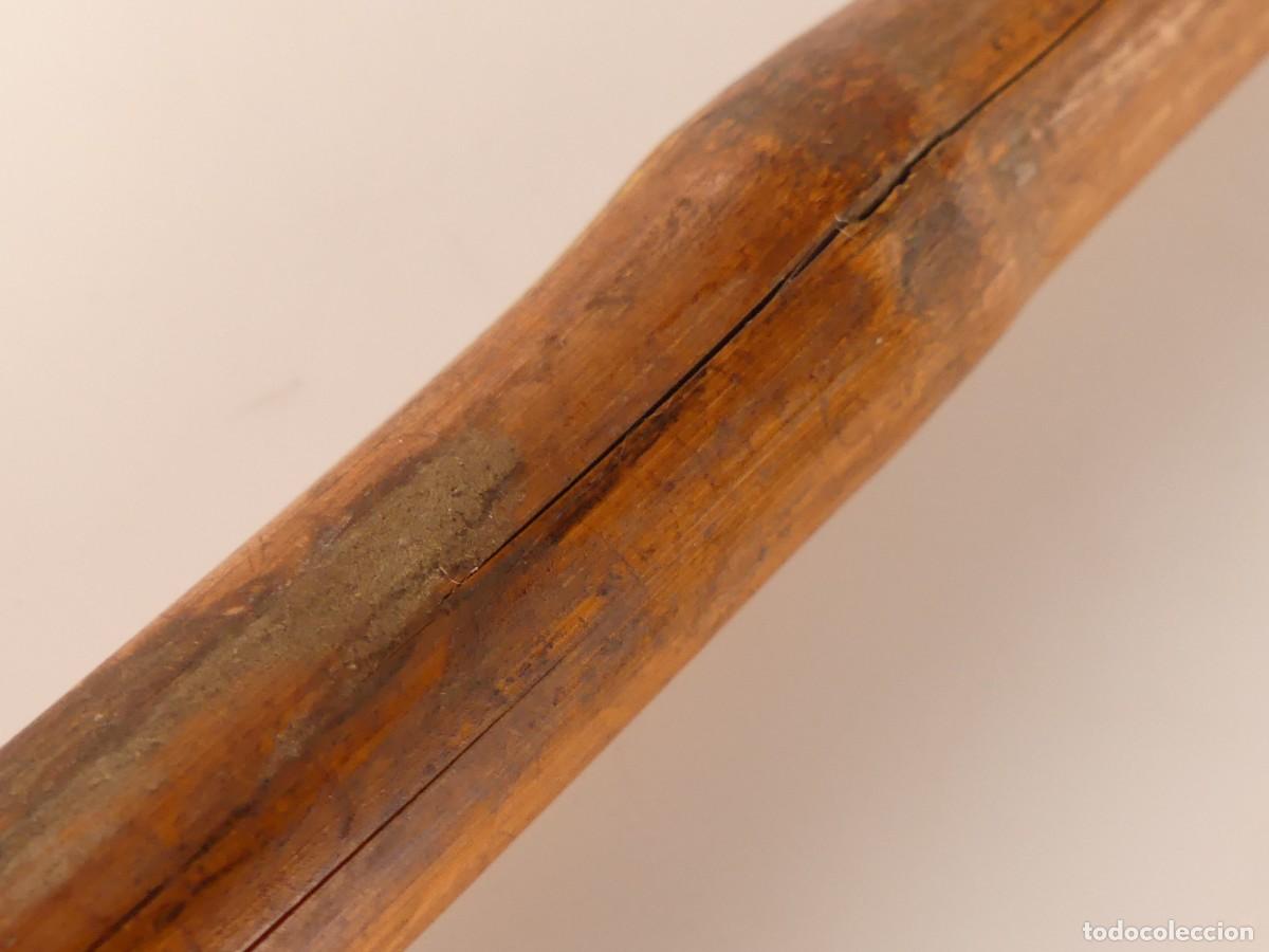 Antig&uuml;edades: BONITO BASTON DE MADERA MARCA OBJETO DE COLECCION - Foto 14