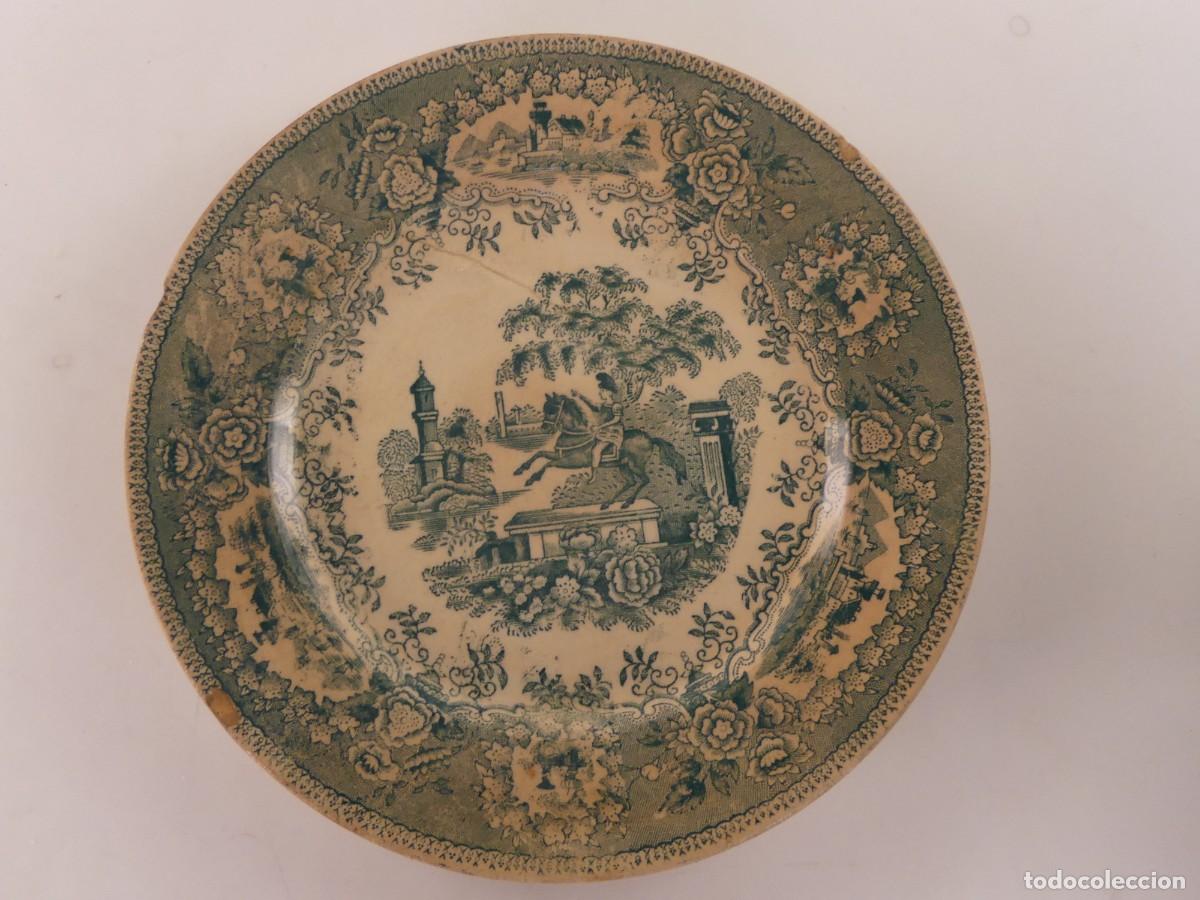 Oggetti Antichi: PLATO DE PORCELANA GILMAN SACAVEM PORTUGAL