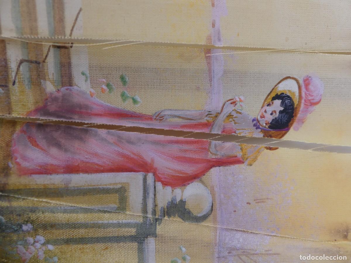 Antig&uuml;edades: BONITO ABANICO VARILLAS DE MADERA OBJETO DE COLECCION - Foto 6