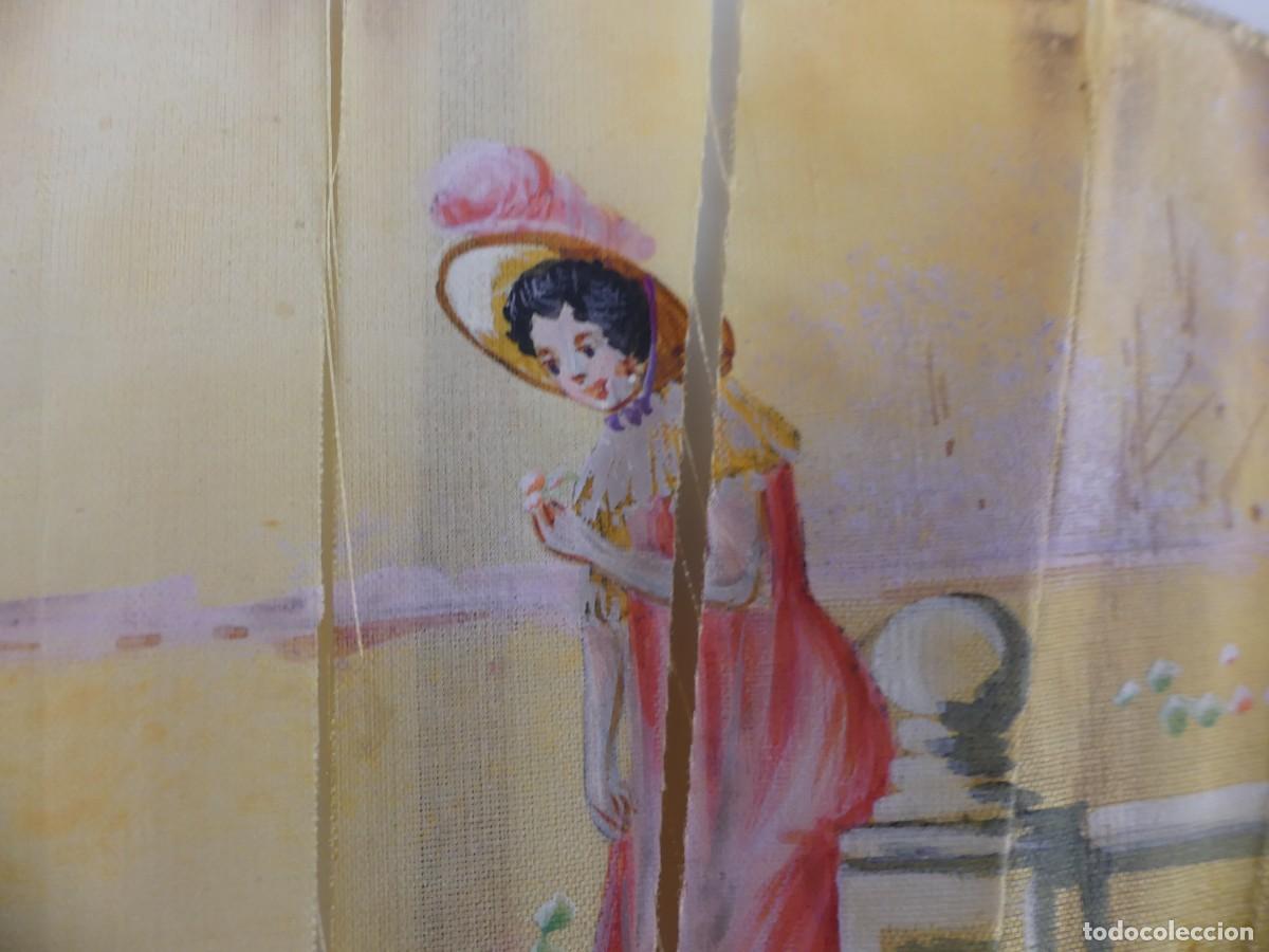 Antig&uuml;edades: BONITO ABANICO VARILLAS DE MADERA OBJETO DE COLECCION - Foto 7