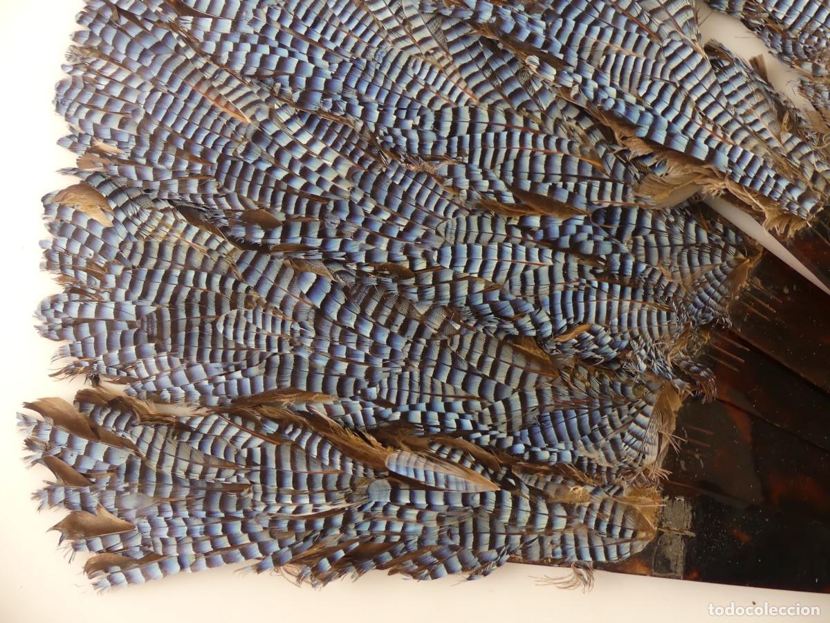 Antig&uuml;edades: ABANICO DECORADO A MANO -- PARA RESTAURAR - Foto 4